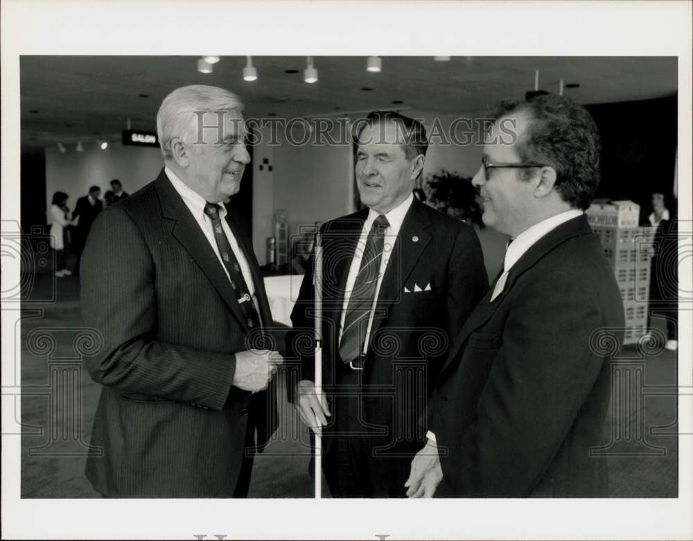 1986 Press Photo Congressman Silvio O. Conte at state convention, Massachusetts- Historic Images