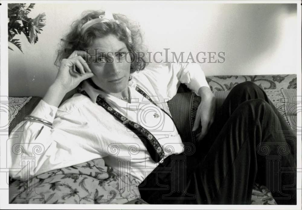 1989 Press Photo Actor Geraldine James of &quot;The Merchant of Venice&quot; on Broadway- Historic Images