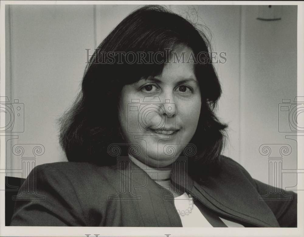 1986 Press Photo New England Nanny School President Karen Hamlin - sra37447- Historic Images