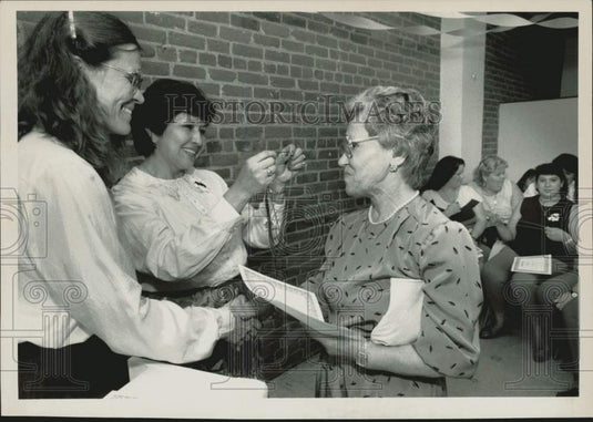 1990 Press Photo Education Outreach Graduate Maria Tarnofsky Gets Awards, MA- Historic Images