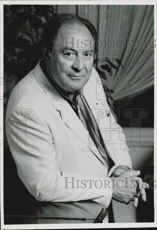 1991 Press Photo Flutist Jean-Pierre Rampal - sra41261- Historic Images