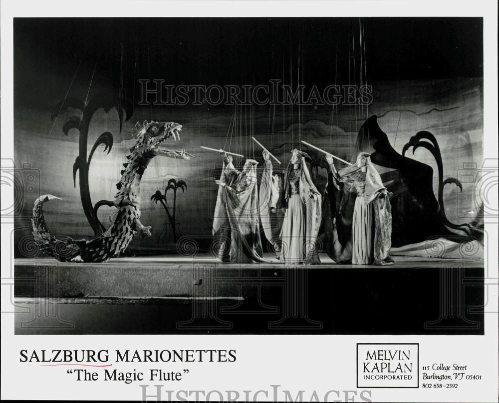 Press Photo Salzburg Marionettes Perform &quot;The Magic Flute&quot; - srp00234- Historic Images