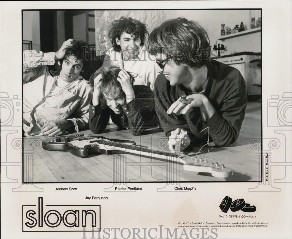 1992 Press Photo Sloan, Music Group - srp02866
