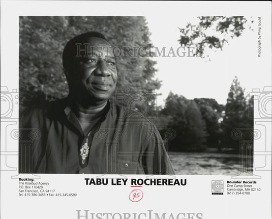 1995 Press Photo Musician Tabu Ley Rochereau - srp03092