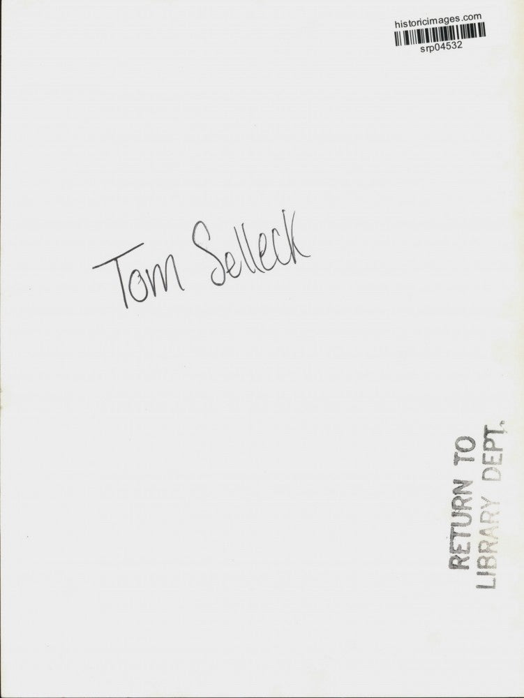 Press Photo Actor Tom Selleck & Co-Star - srp04532