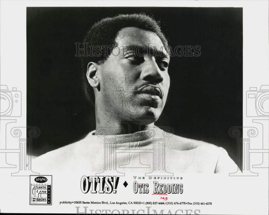1993 Press Photo Singer Otis Redding, "Otis: The Definitive Otis Redding"