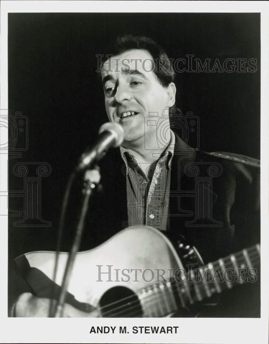Press Photo Andy M. Stewart, Scottish singer, songwriter and musician.
