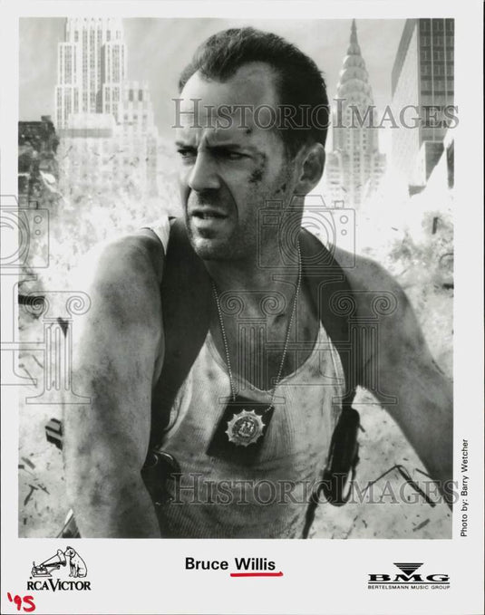 1995 Press Photo Bruce Willis, American actor and film producer. - srp06957