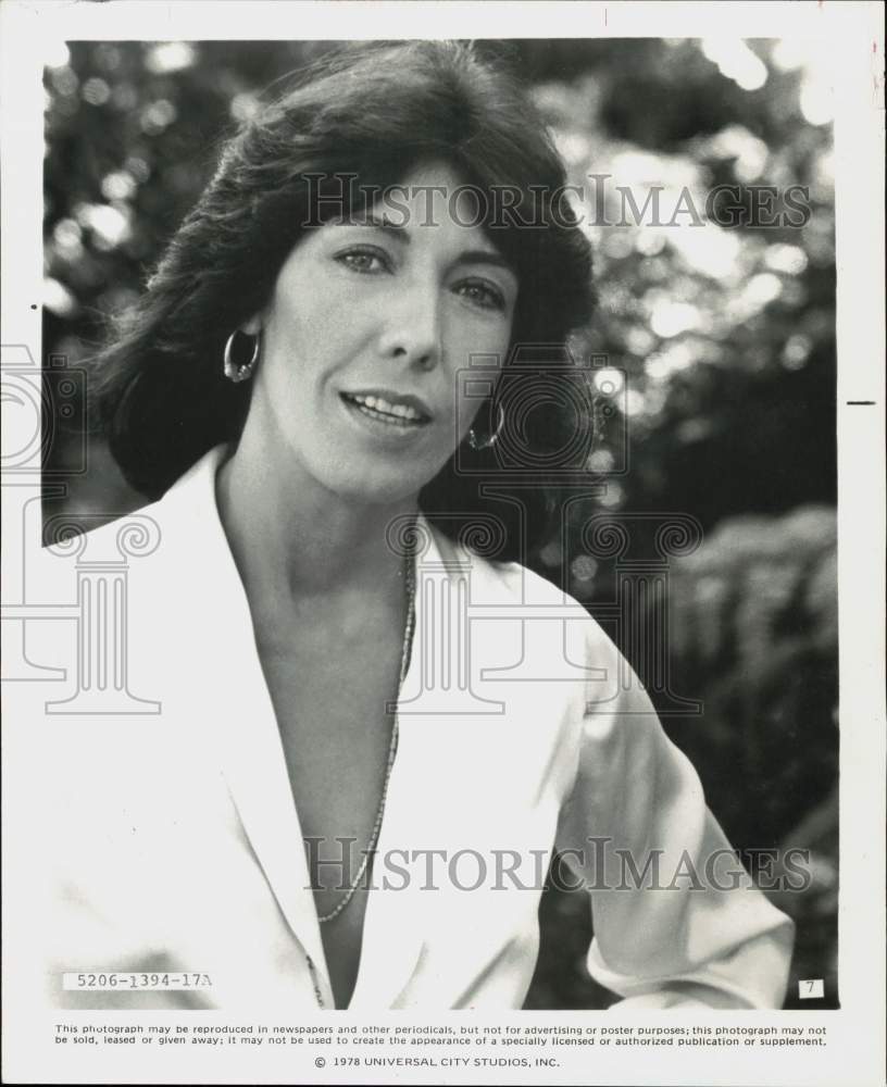 1978 Press Photo Actress Lily Tomlin in "Moment by Moment" - srp07164