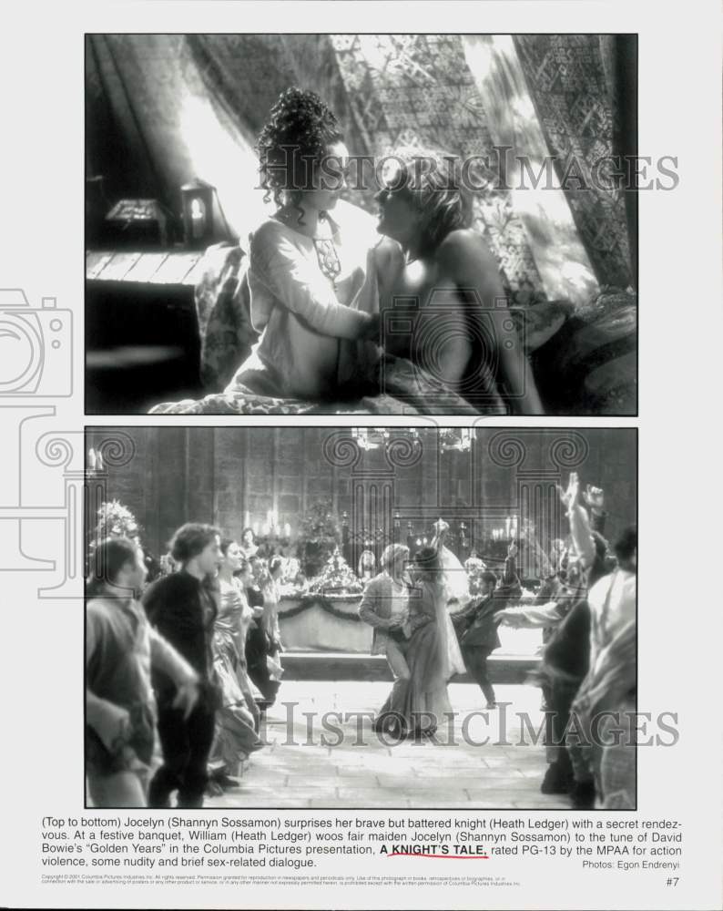 2001 Press Photo "A Knight's Tale" Movie Scenes - srp09741