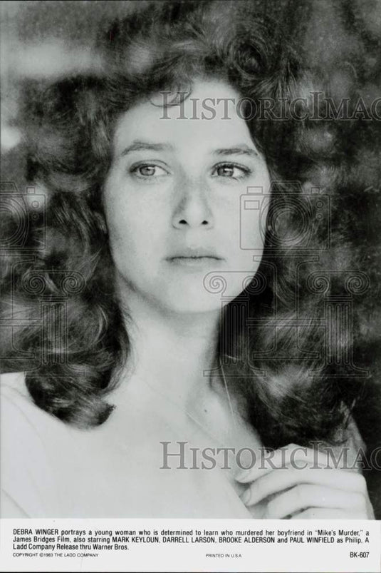 1983 Press Photo Actress Debra Winger in "Mike's Murder" - srp10547- Historic Images