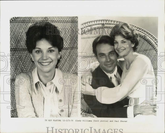 1978 Press Photo Cindy Williams & Paul Shenar - srp10602