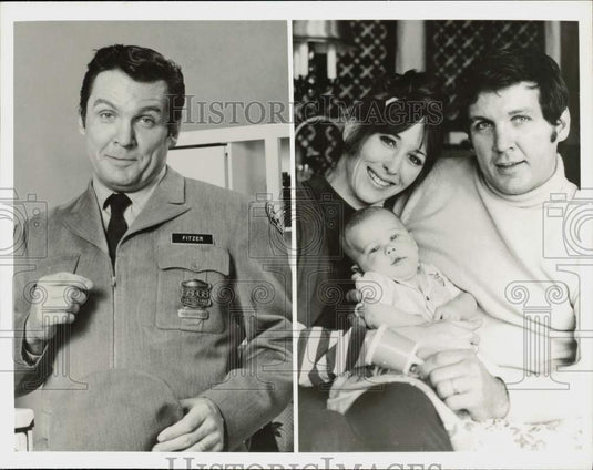 Press Photo Actor Jack Knight, Wife Bonnie Boland & Baby Son David - srp11131- Historic Images
