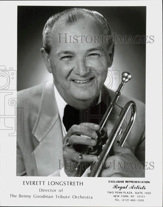 Press Photo Everett Longstreth, Director of the Benny Goodman Tribute Orchestra