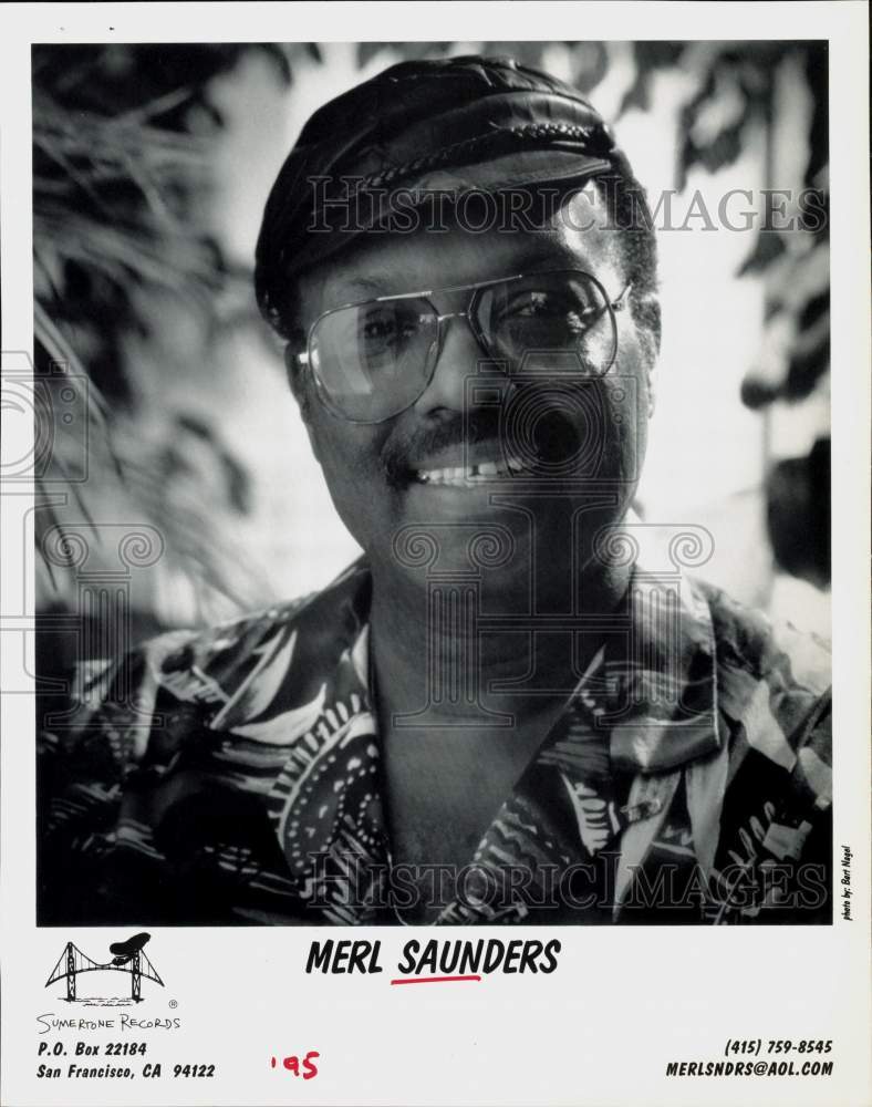Load image into Gallery viewer, 1995 Press Photo Merl Saunders - srp12611
