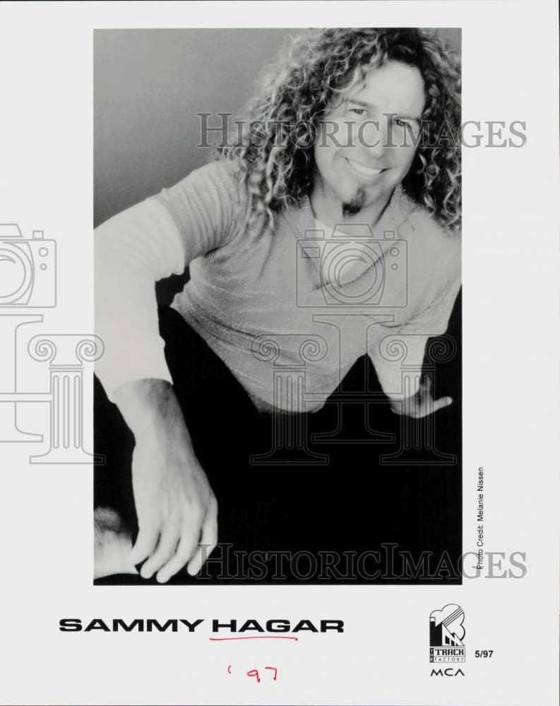 1997 Press Photo Sammy Hagar - srp14716- Historic Images