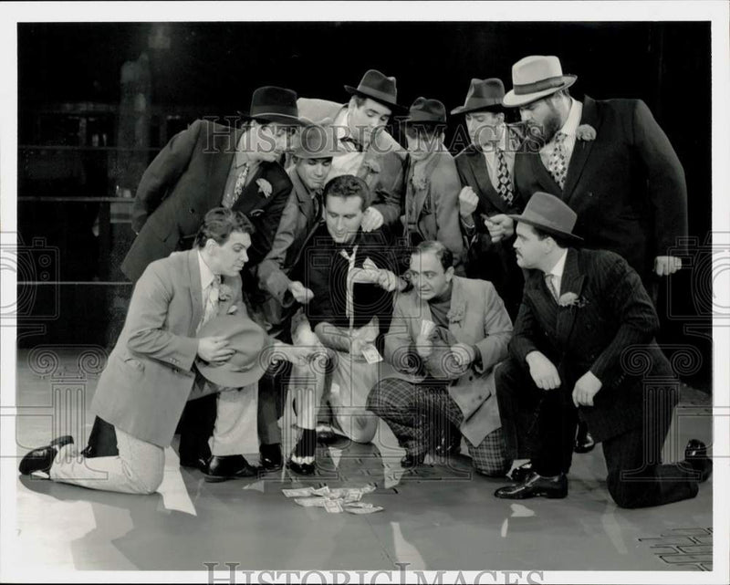 Load image into Gallery viewer, Press Photo Scene from Coachlight Dinner Theatre's "Guys and Dolls" - srp16086
