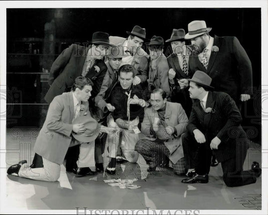 Press Photo Scene from Coachlight Dinner Theatre's "Guys and Dolls" - srp16086