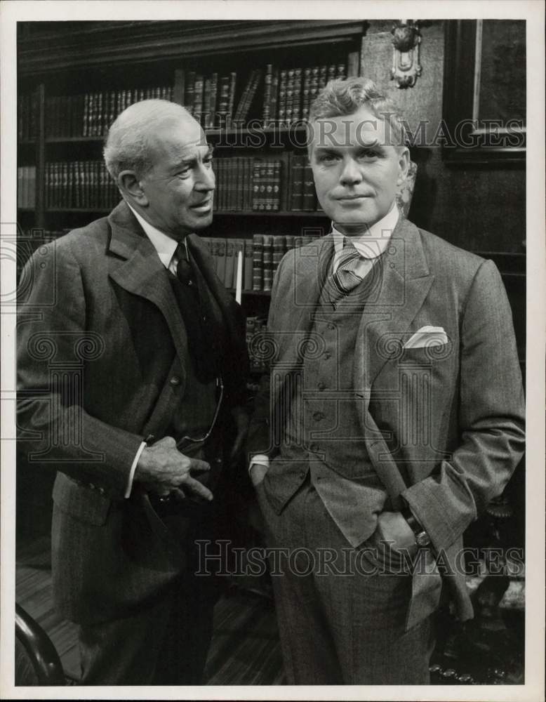 Press Photo Stephen Elliott & Brian Davies on "Beacon Hill" - srp18550