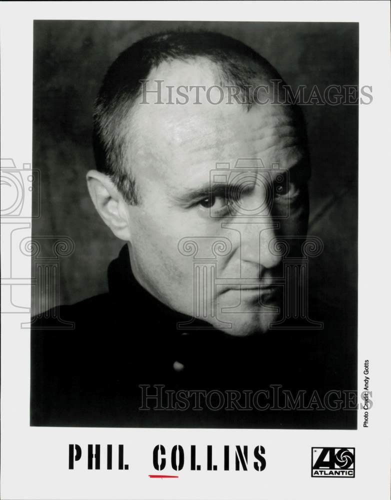 Press Photo Phil Collins - srp18803- Historic Images