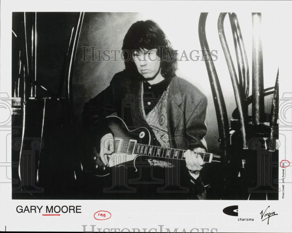 1993 Press Photo Musician Gary Moore - srp20575- Historic Images