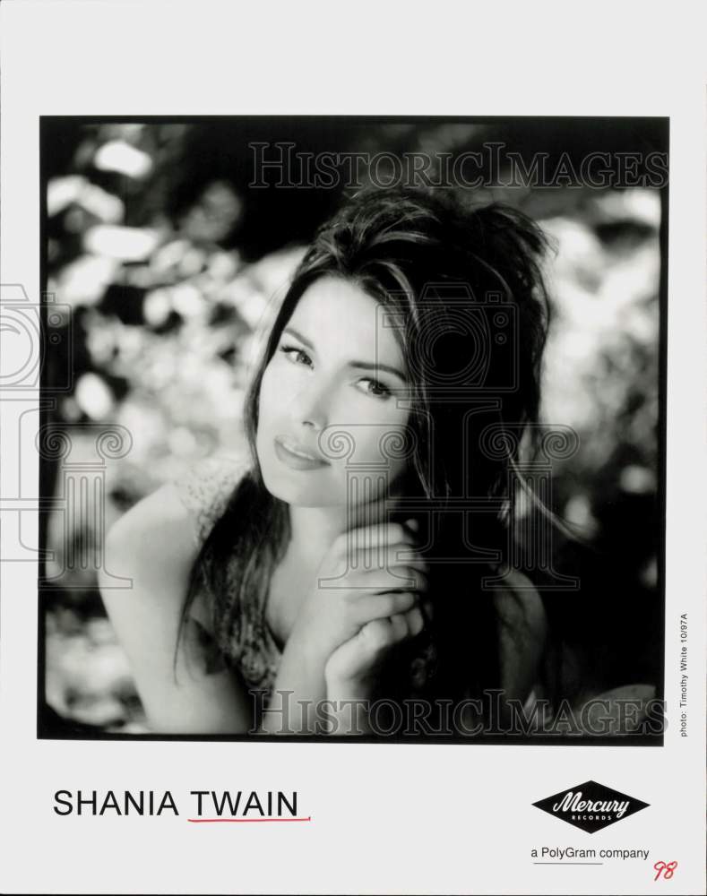 1997 Press Photo Shania Twain - srp21980