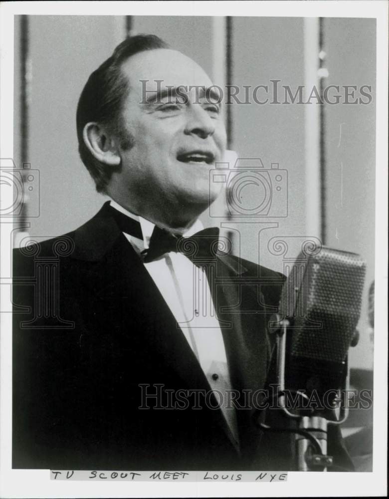 1970 Press Photo TV Star Louis Nye - srp22029- Historic Images