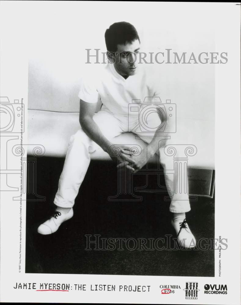 1997 Press Photo Jamie Myerson, "The Listen Project" - srp22816