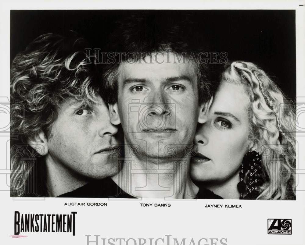Press Photo Bankstatement - Alistair Gordon, Tony Banks, Jayney Klimek