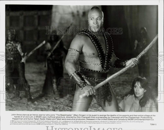 1982 Press Photo Actor John Amos in "The Beastmaster" - srp27954