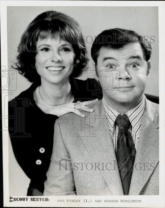 Press Photo Pat Finley & Warren Berlinger - srp28710- Historic Images