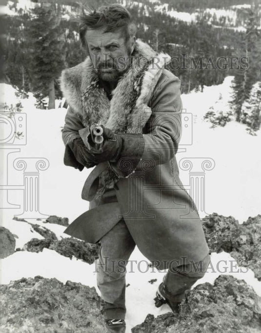 1986 Press Photo Actor Robert Conrad in "High Mountain Rangers" - srp29241- Historic Images
