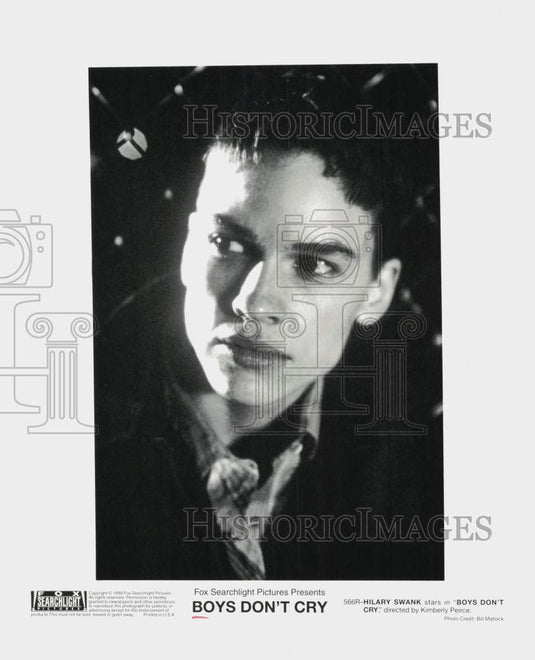 1999 Press Photo Actress Hilary Swank Stars in "Boys Don't Cry" - srp29324