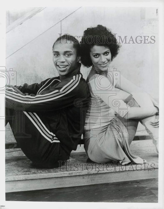1982 Press Photo Gene Anthony Ray & Debbie Allen, Stars of "Fame" - srp29510- Historic Images