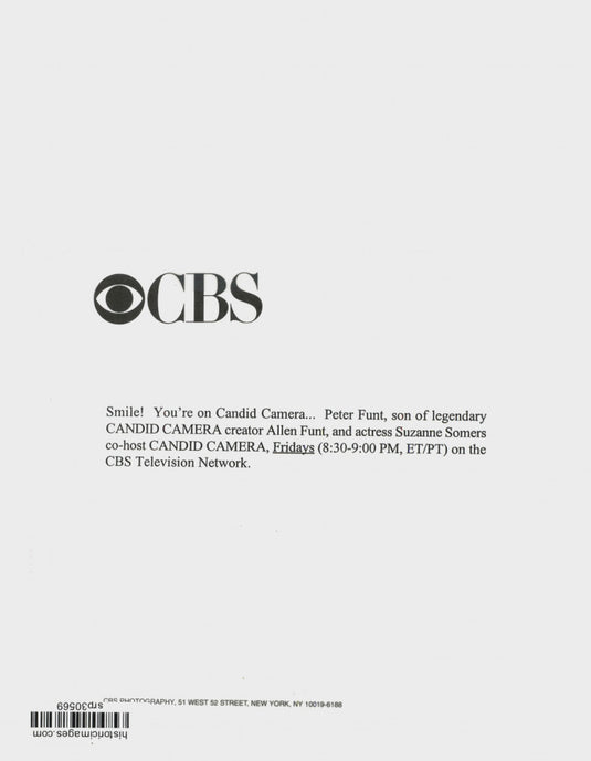 1998 Press Photo Peter Funt, Suzanne Somers Co-Host "Candid Camera" - srp30569