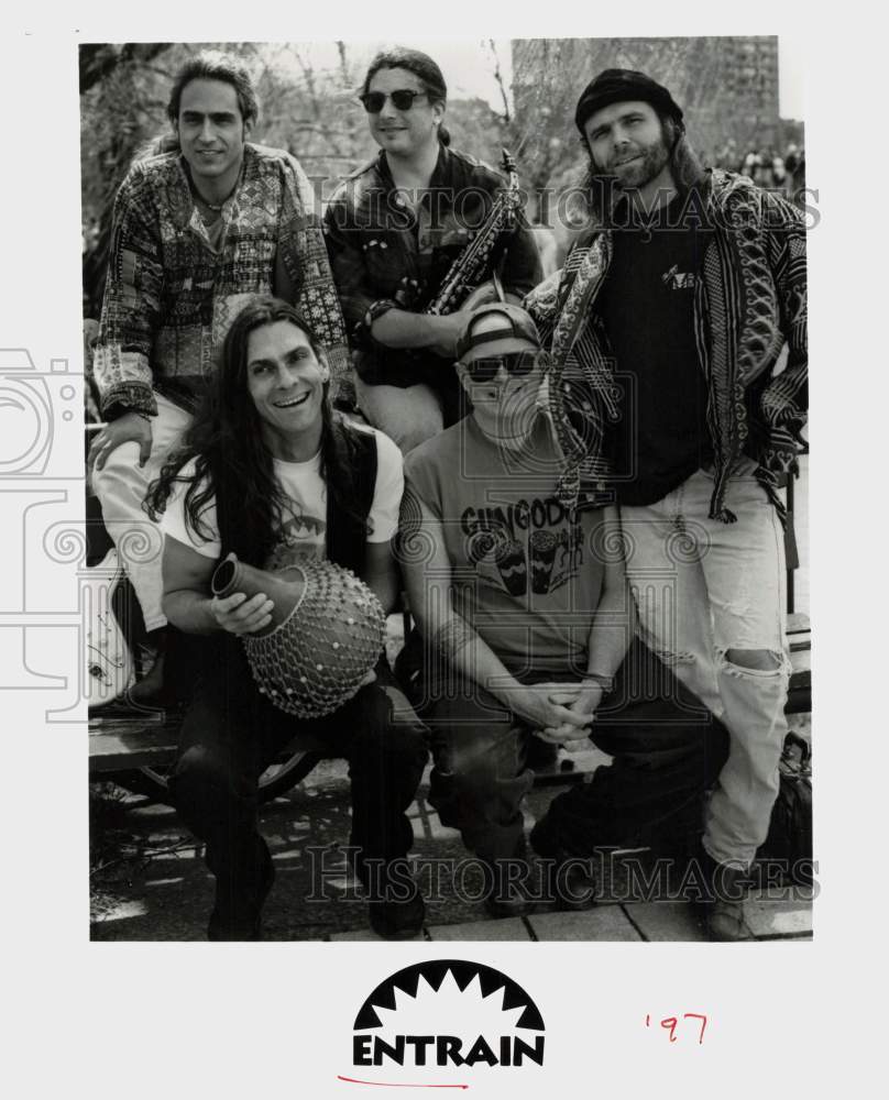 1997 Press Photo Entrain, Music Group - srp31921