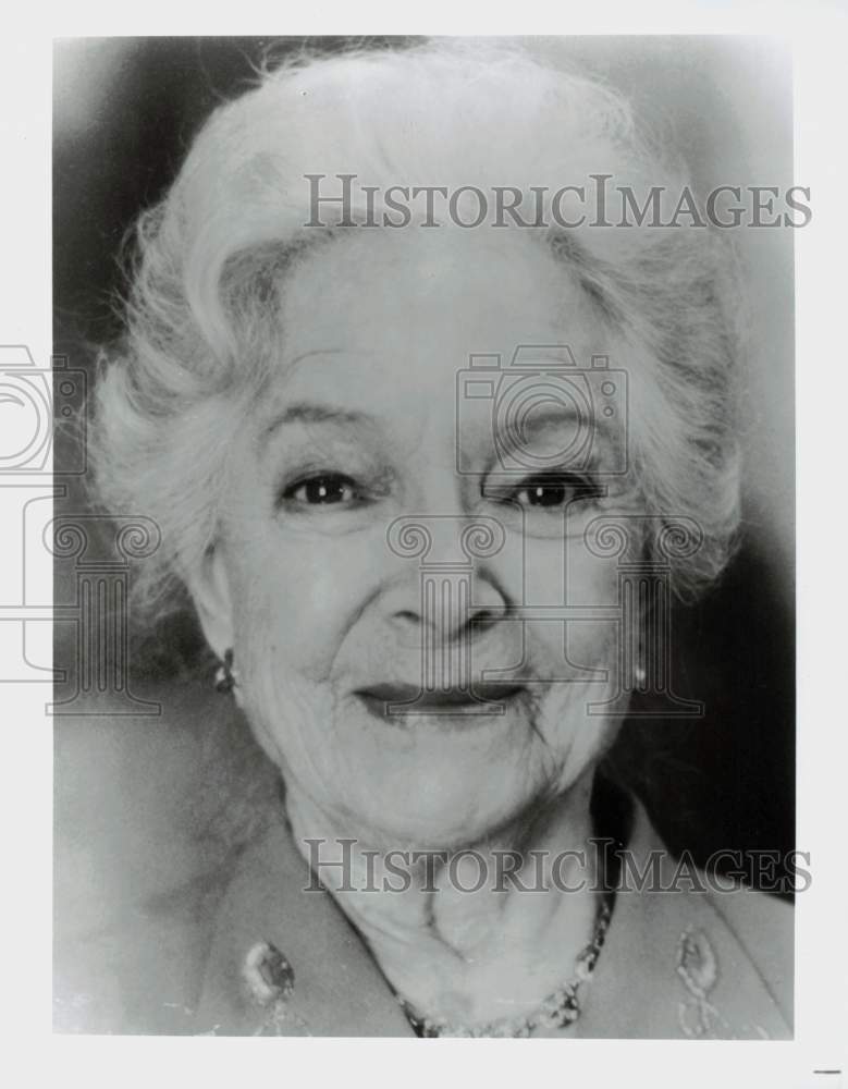 1990 Press Photo Actress Helen Hayes - srp32134- Historic Images