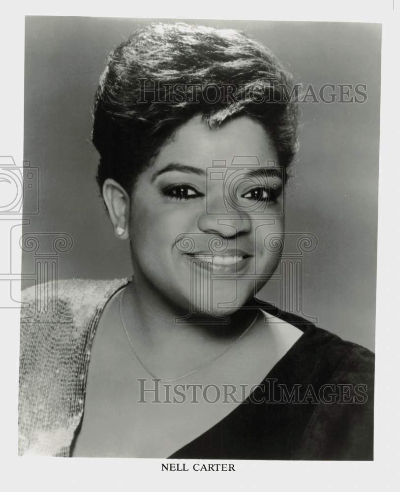 Press Photo Actress/Singer Nell Carter - srp32261- Historic Images