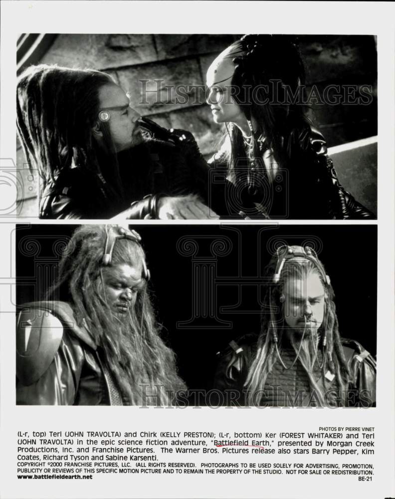 Load image into Gallery viewer, 2000 Press Photo "Battlefield Earth" Movie Scenes - srp33617
