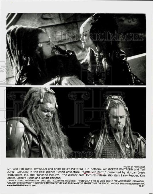 2000 Press Photo "Battlefield Earth" Movie Scenes - srp33617