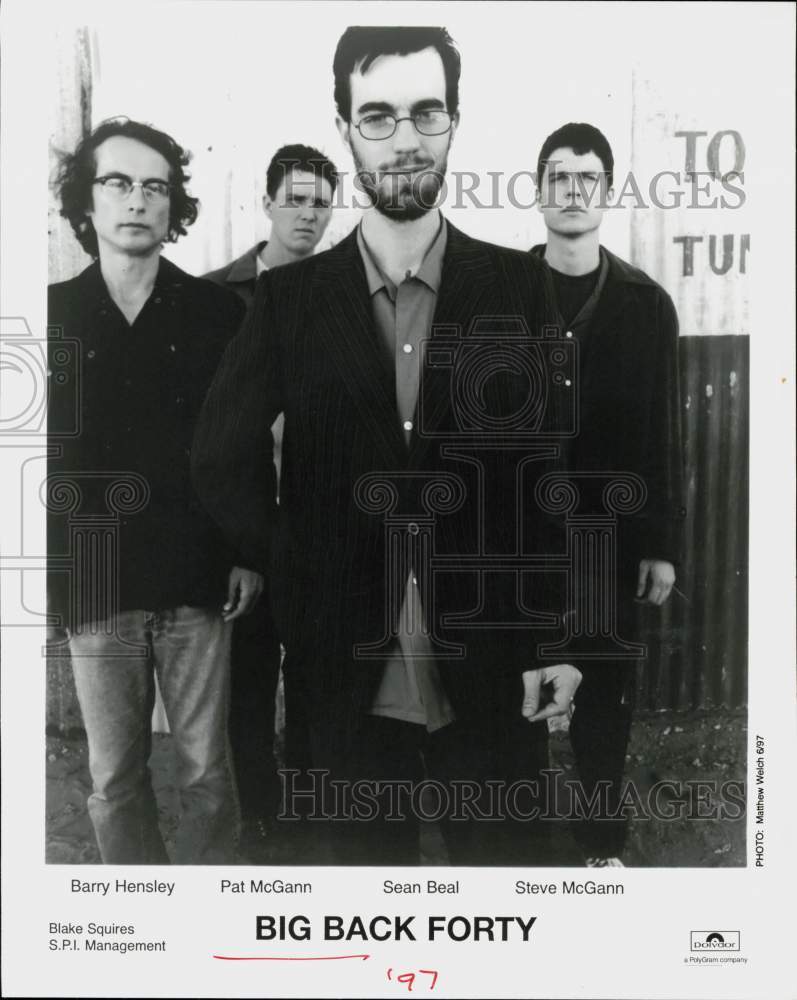 1997 Press Photo Big Back Forty, Music Group - srp33639