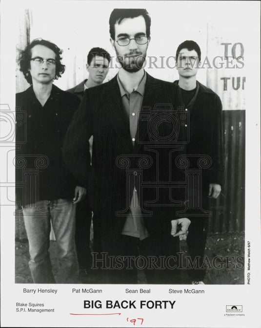 1997 Press Photo Big Back Forty, Music Group - srp33639