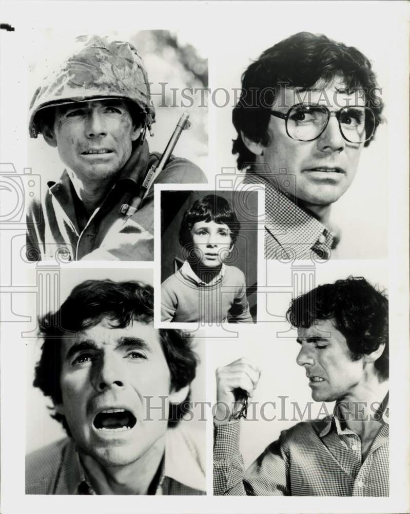 Load image into Gallery viewer, Press Photo Actor &amp; Young Boy in Collage - srp33825
