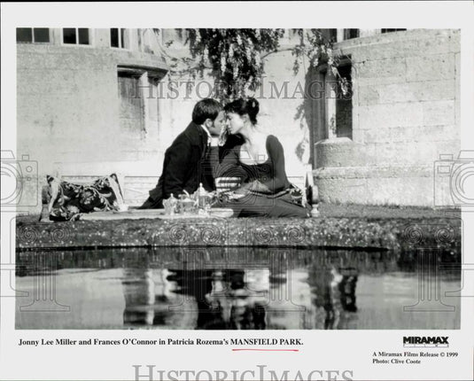 1999 Press Photo Jonny Lee Miller and Frances O'Connor in "Mansfield Park"