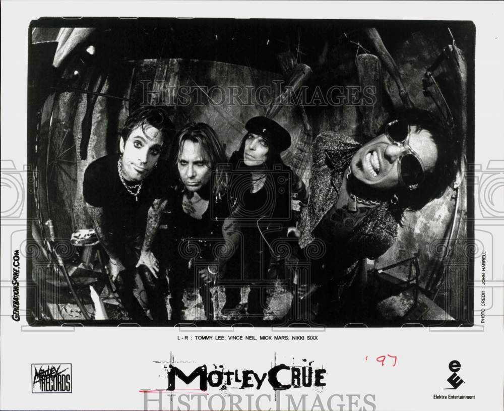 1997 Press Photo Motley Crue, Music Group - srp35006- Historic Images