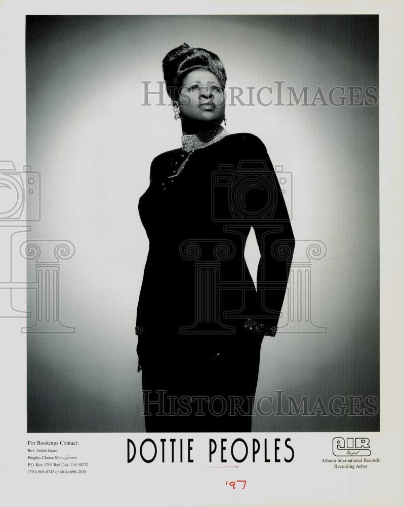 1997 Press Photo Dottie Peoples - srp36267- Historic Images