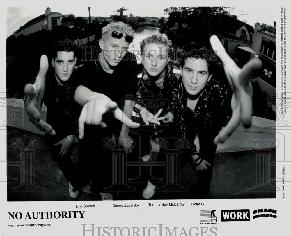 1999 Press Photo No Authority, Music Group - srp37112