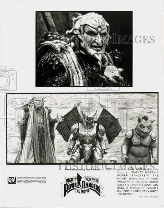 1996 Press Photo "Mighty Morphin Power Rangers: The Movie" Scenes - srp37658- Historic Images