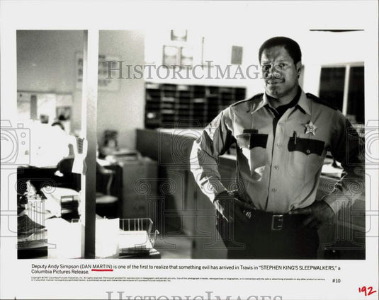 1992 Press Photo Actor Dan Martin in "Stephen King's Sleepwalkers" - srp38387- Historic Images