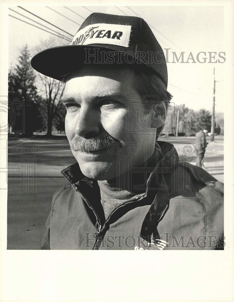 1984 Press Photo Race Car Driver Kim Baker, Wilbraham, Massachusetts - srs03429